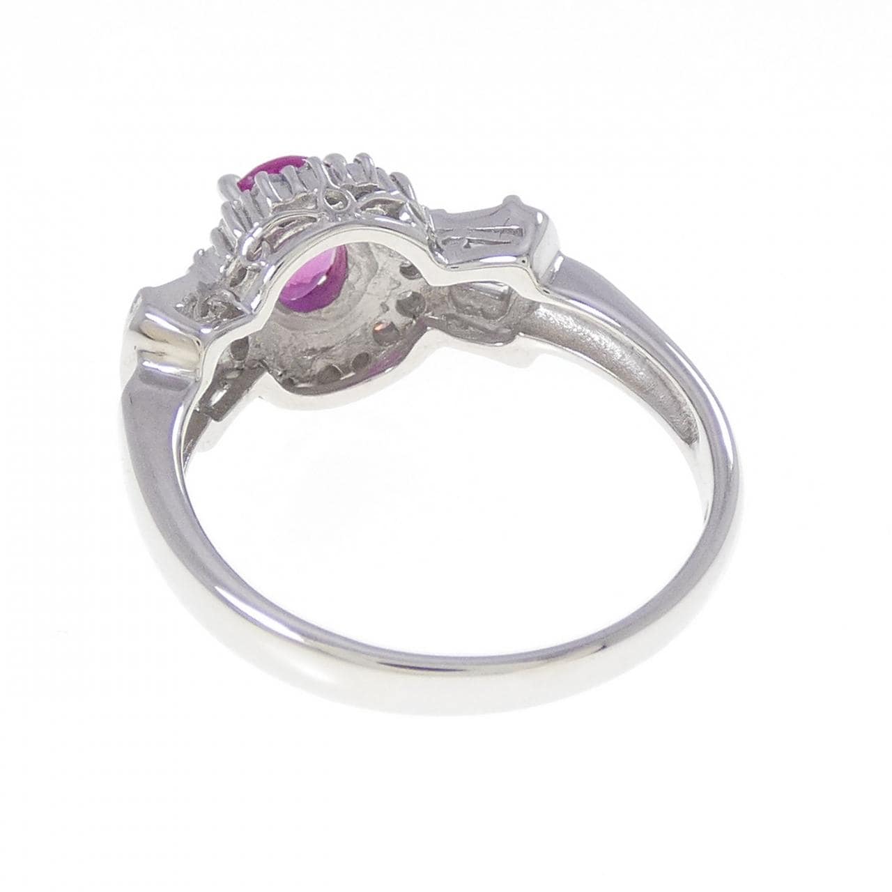 PT900 ルビー リング 0.74CT