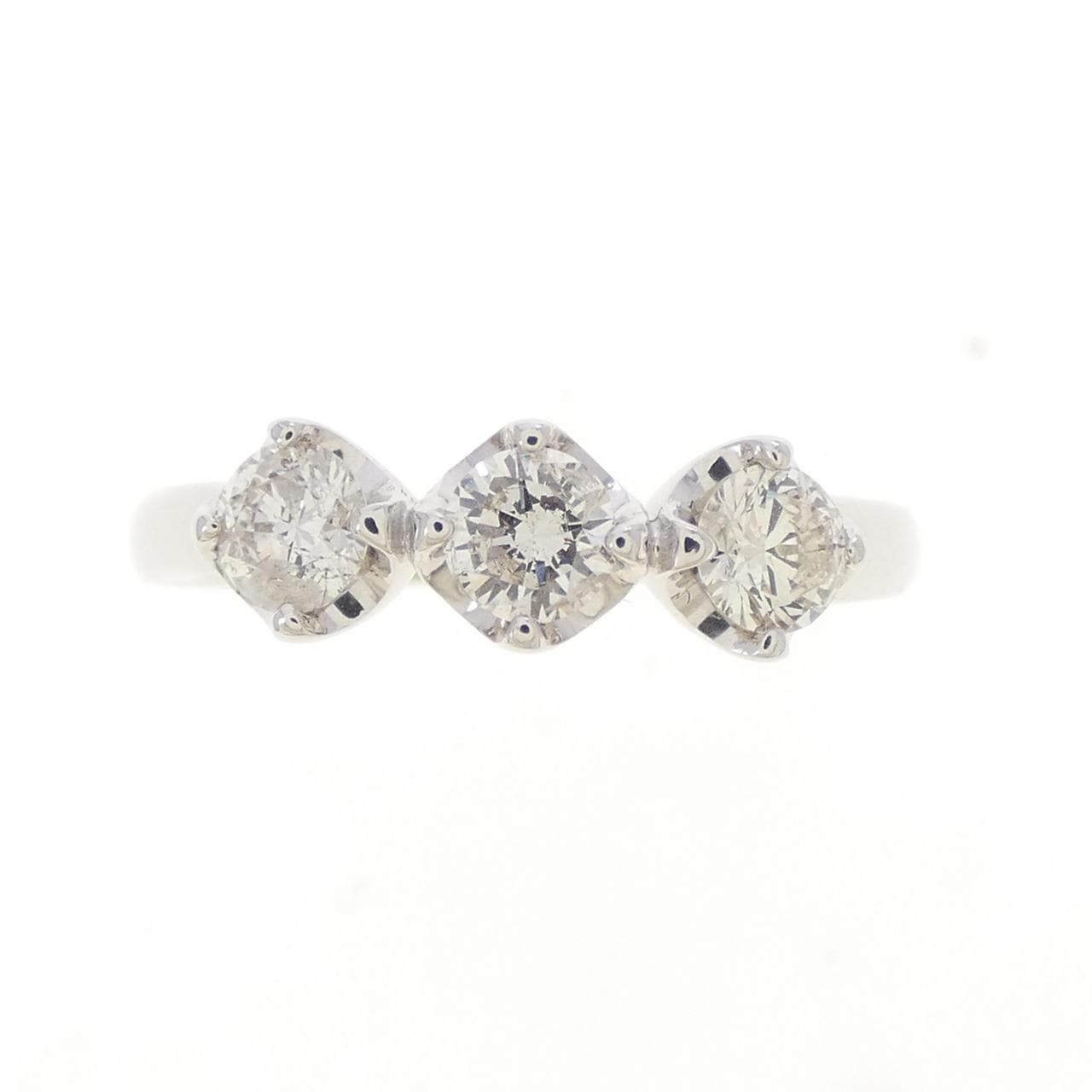 K18WG ダイヤモンド リング 0.52CT