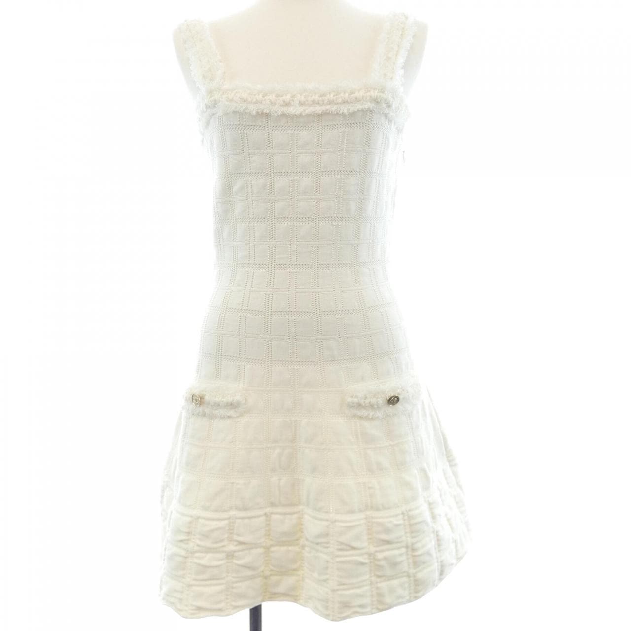 シャネル CHANEL LOOK47 P80127K11608 25B ワンピース