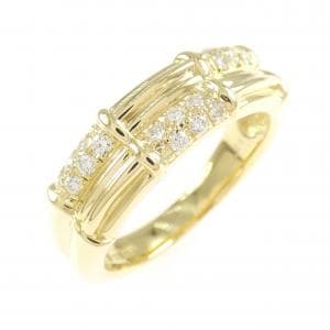 K18YG ダイヤモンド リング 0.26CT