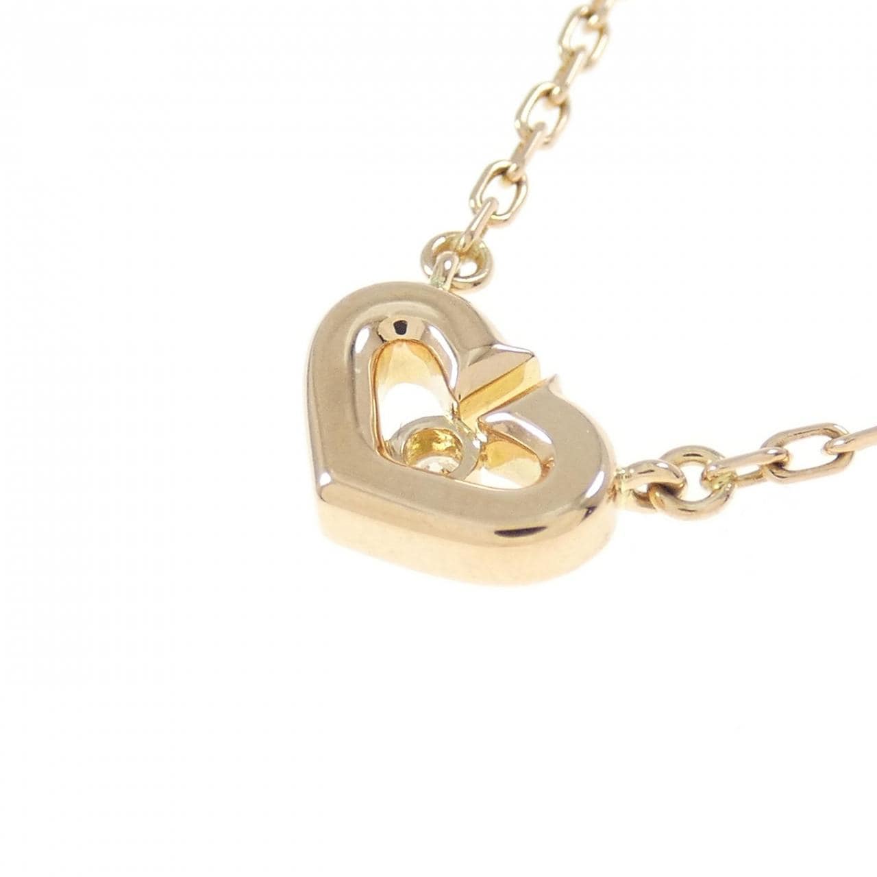 Cartier C heart small necklace