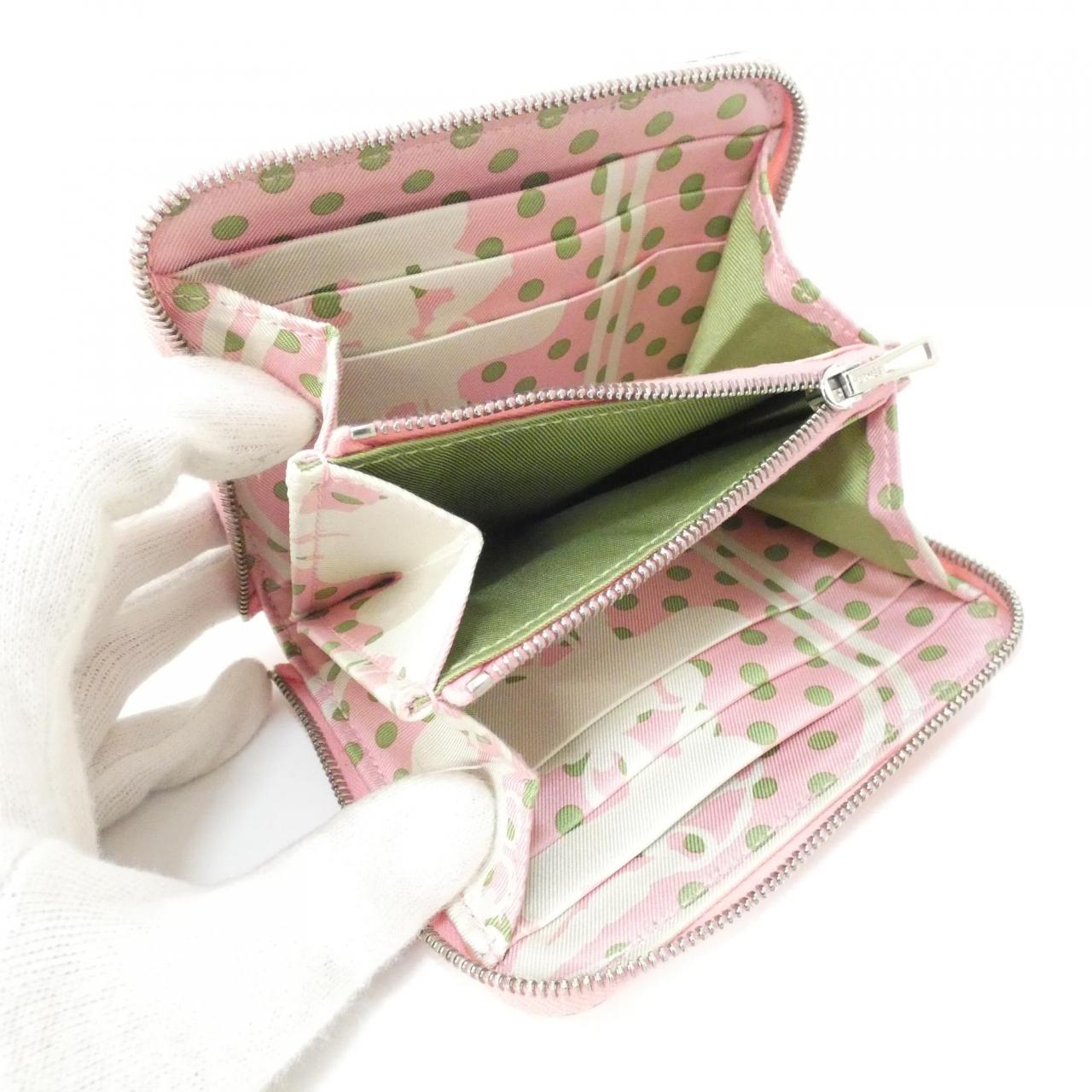 エルメス BRIDES DE GALA FANTOME POIS シルク イン コンパクト 075190CK 財布