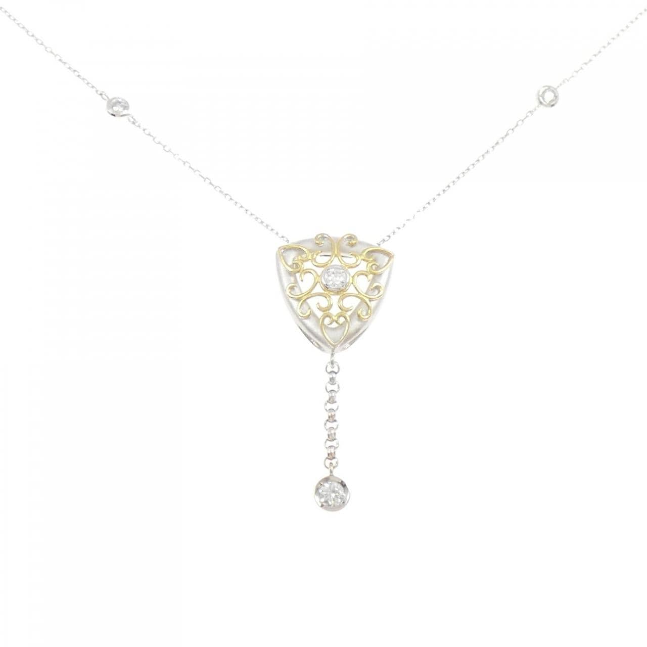ヤマサキユミコ ダイヤモンド ネックレス 0.332CT