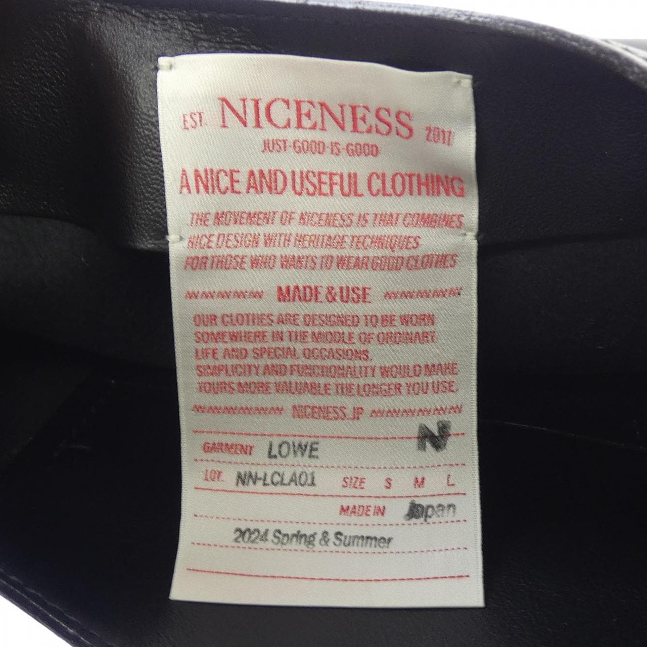 NICENESS LOWE BAG