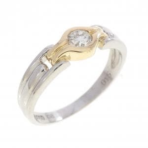 PT900/K18YG ダイヤモンド リング 0.15CT
