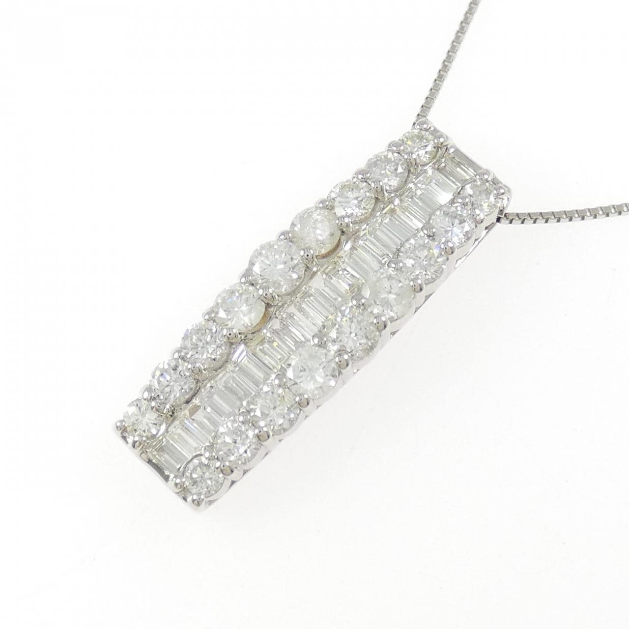 PT900/PT850 ダイヤモンド ネックレス 2.00CT