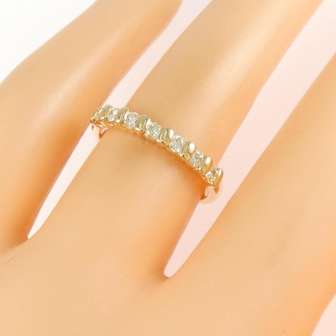K18YG ダイヤモンド リング 0.24CT