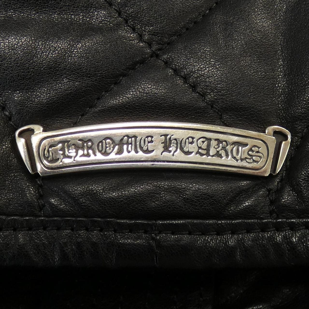 CHROME HEARTS HEARTS leather jacket