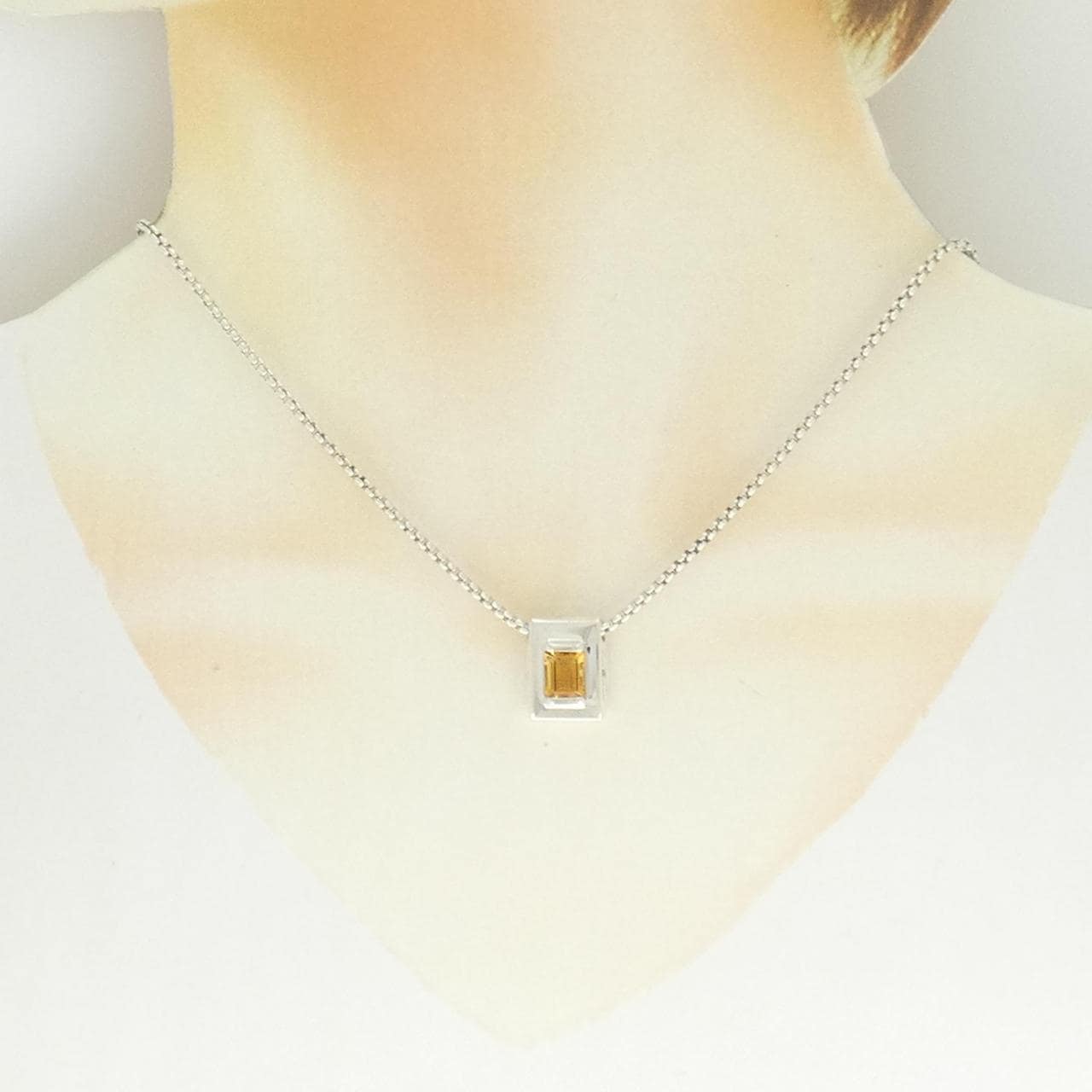 エルメス シトリン ネックレス