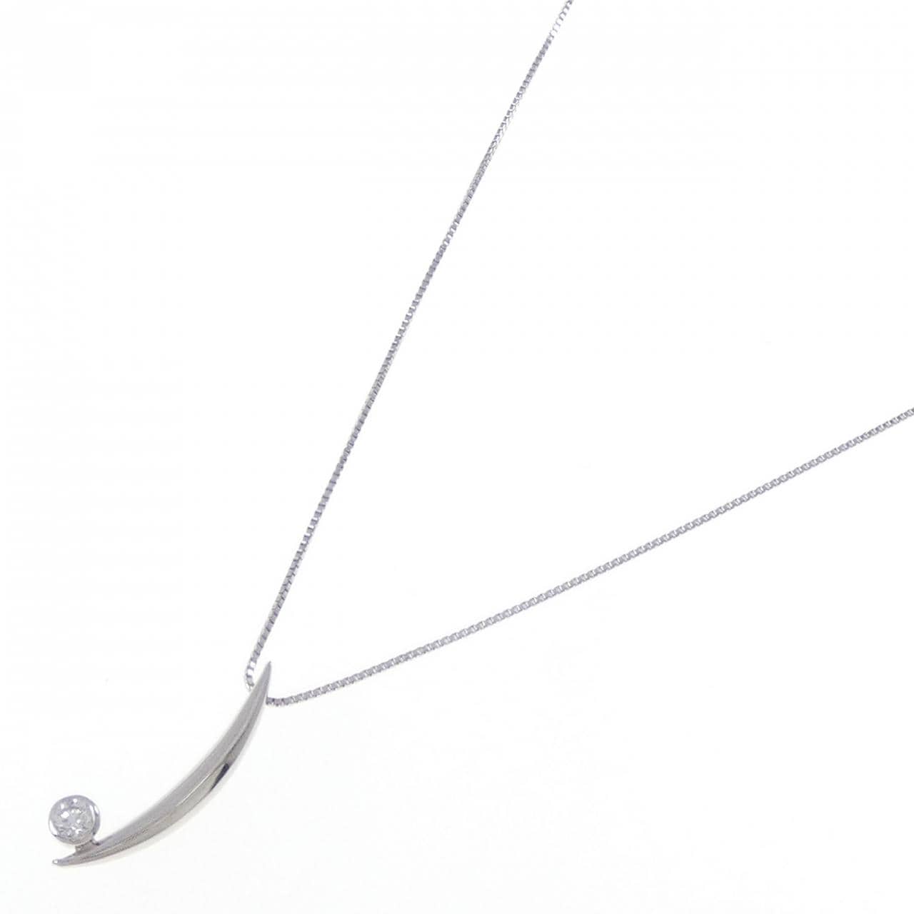 PT950 ダイヤモンド ネックレス 0.10CT