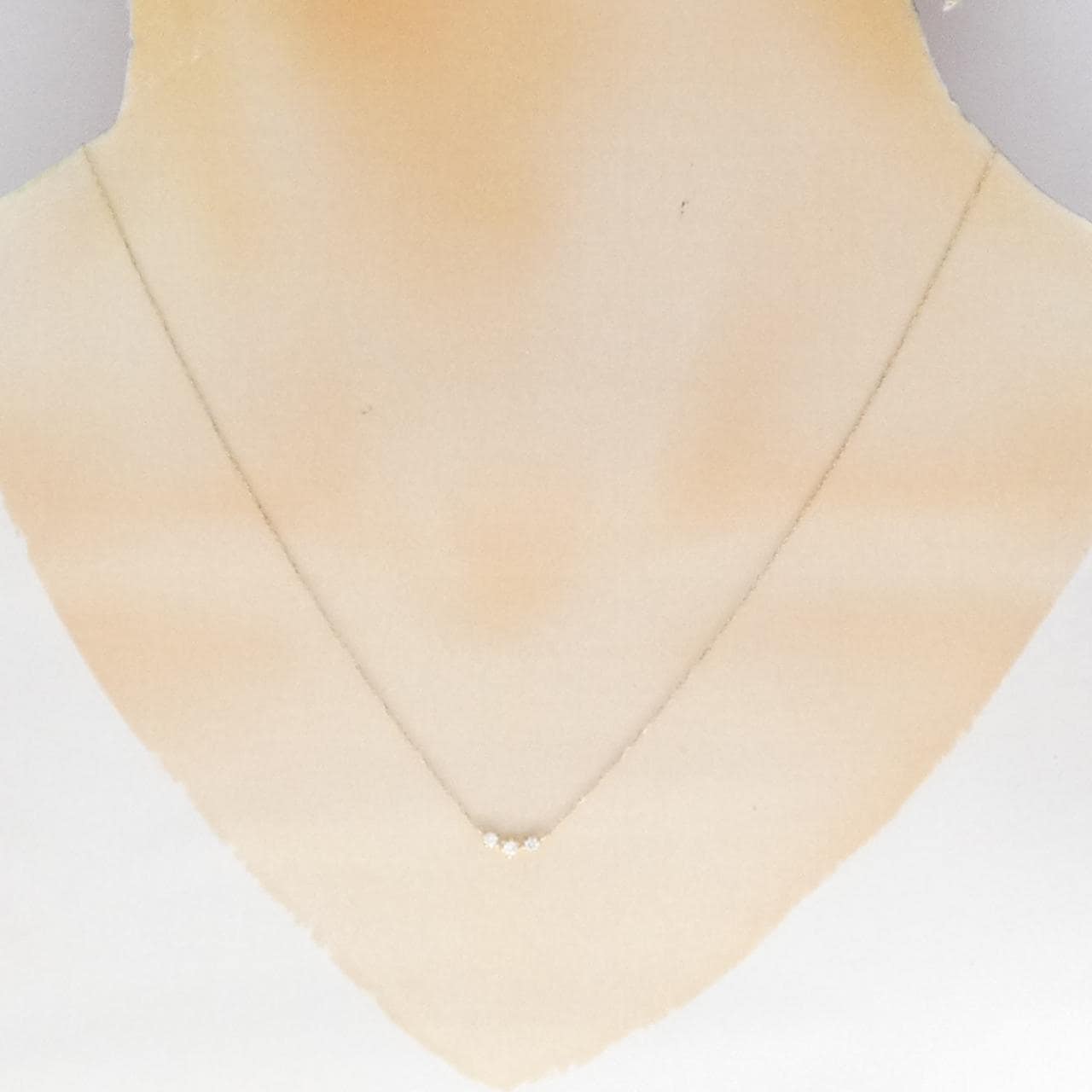 K10YG ダイヤモンド ネックレス 0.068CT