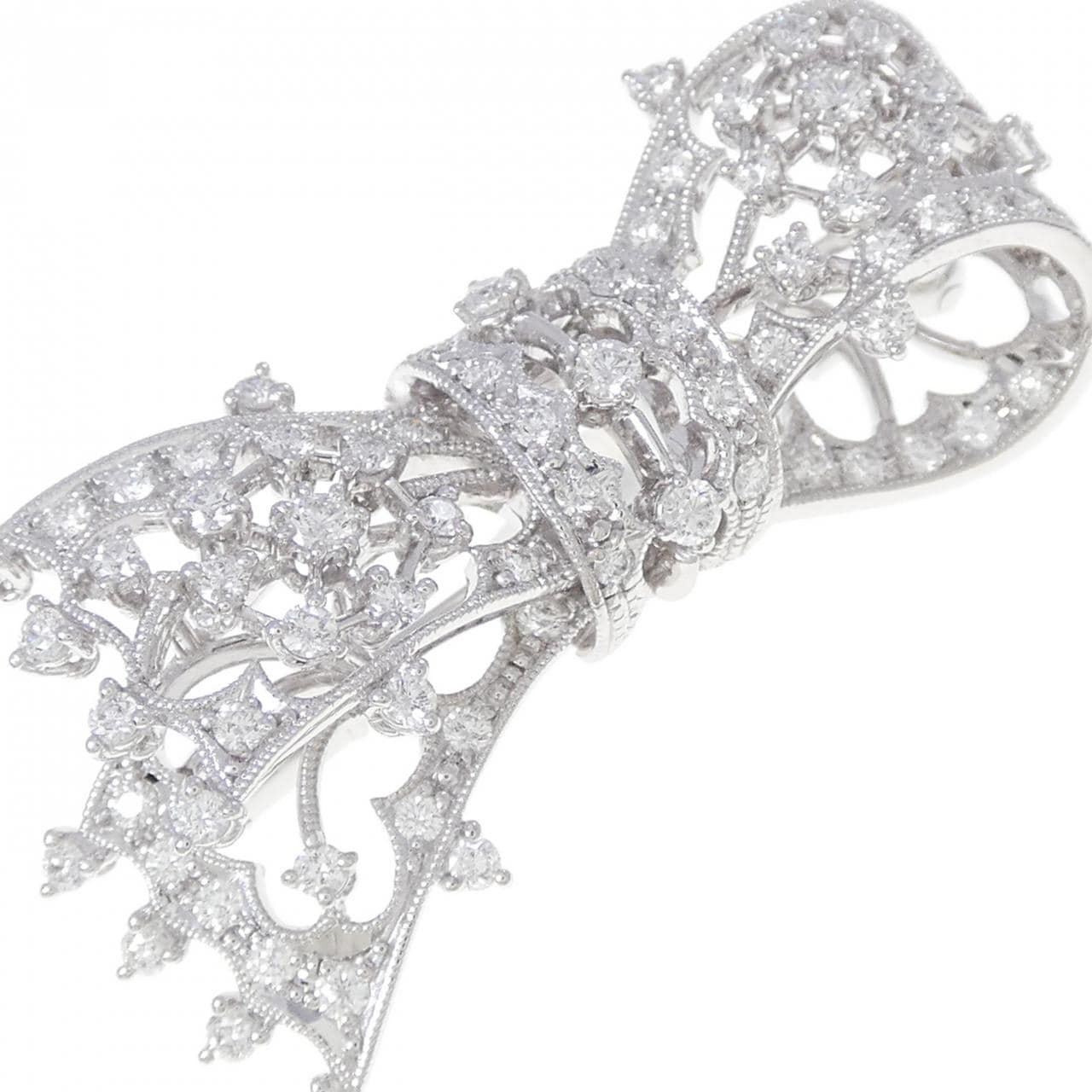 ミキモト ダイヤモンド ブローチ 0.90CT