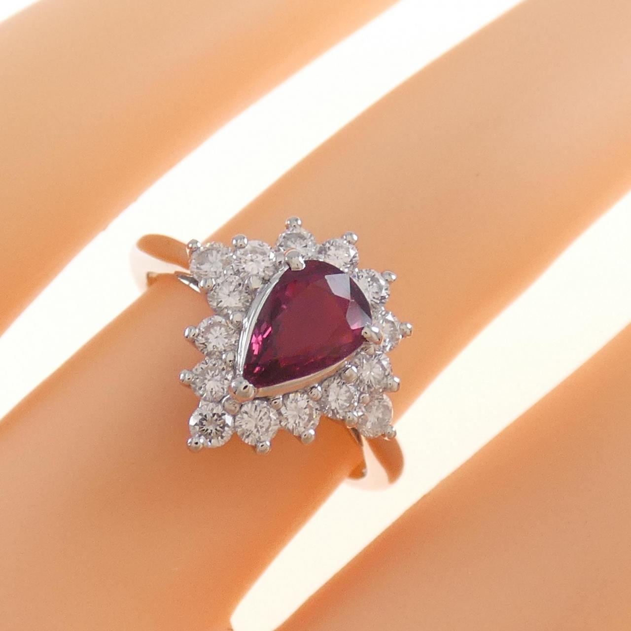PT ルビー リング 1.03CT
