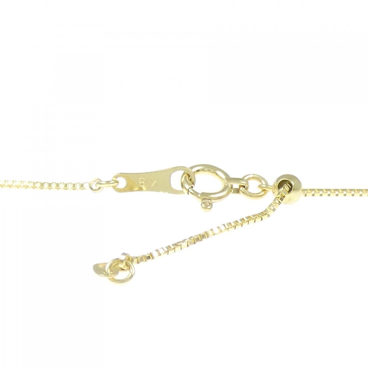 K18YG パヴェ ダイヤモンド ネックレス 2.00CT