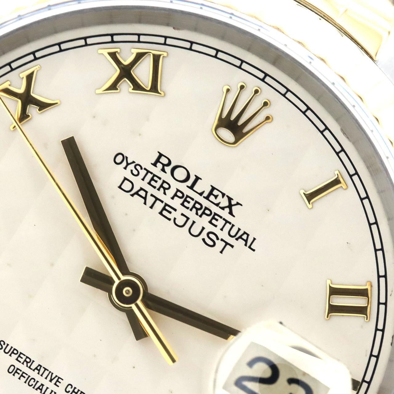 ロレックス デイトジャスト 16233 SSxYG 自動巻 P番