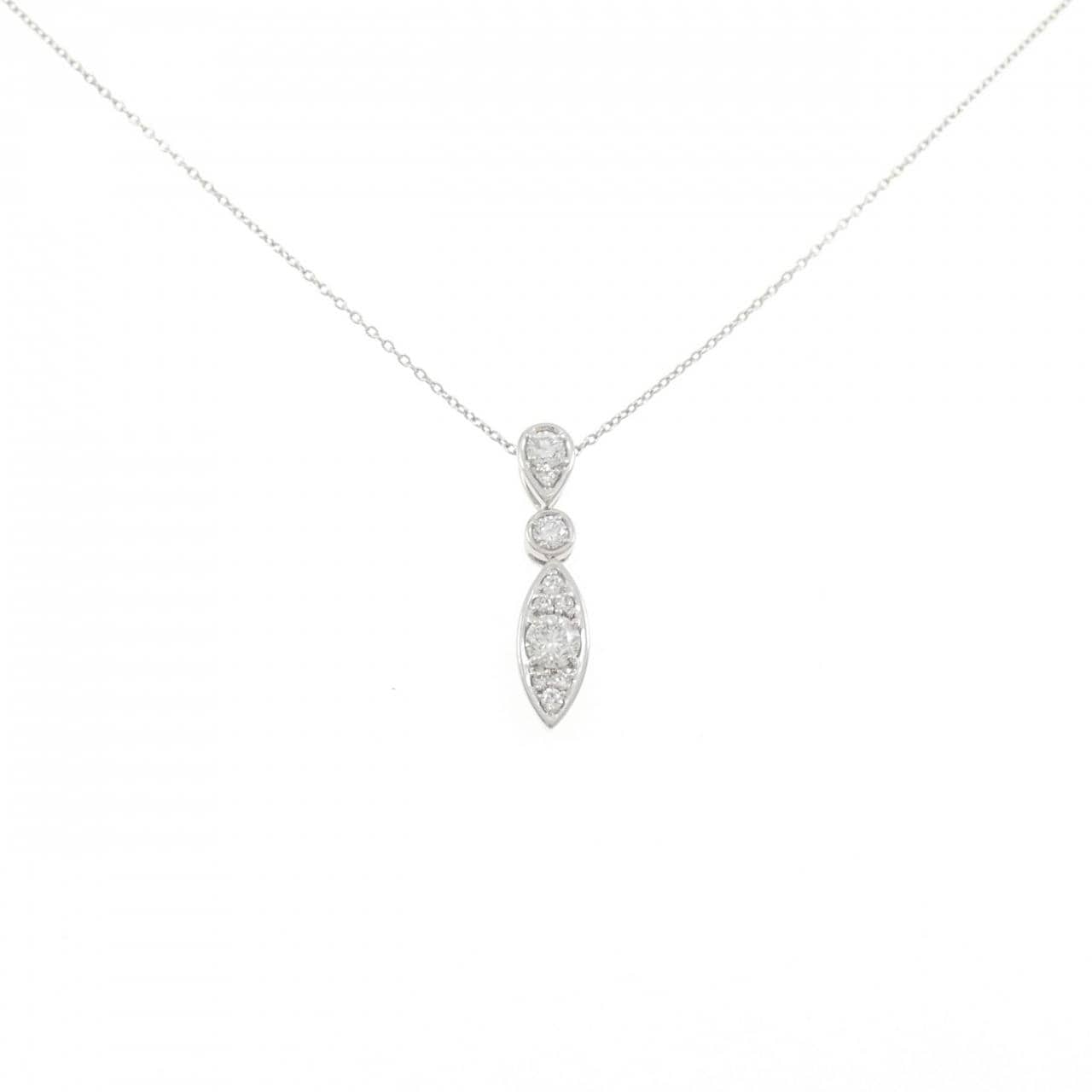 PT900/PT850 ダイヤモンド ネックレス 0.50CT