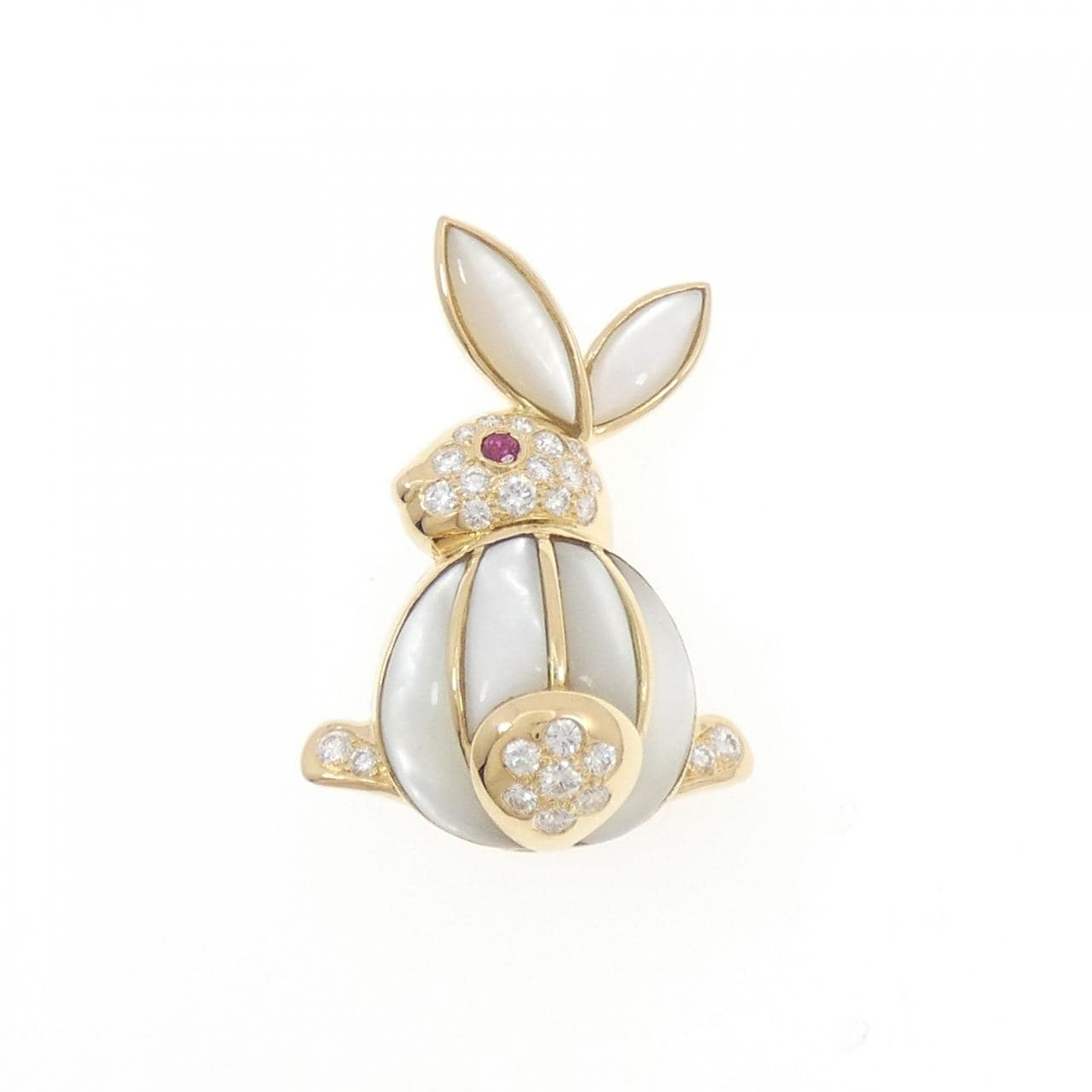 【ヴィンテージ】ヴァンクリーフ&アーペル カラーストーン ブローチ