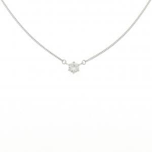PT850 ソリティア ダイヤモンド ネックレス 0.31CT