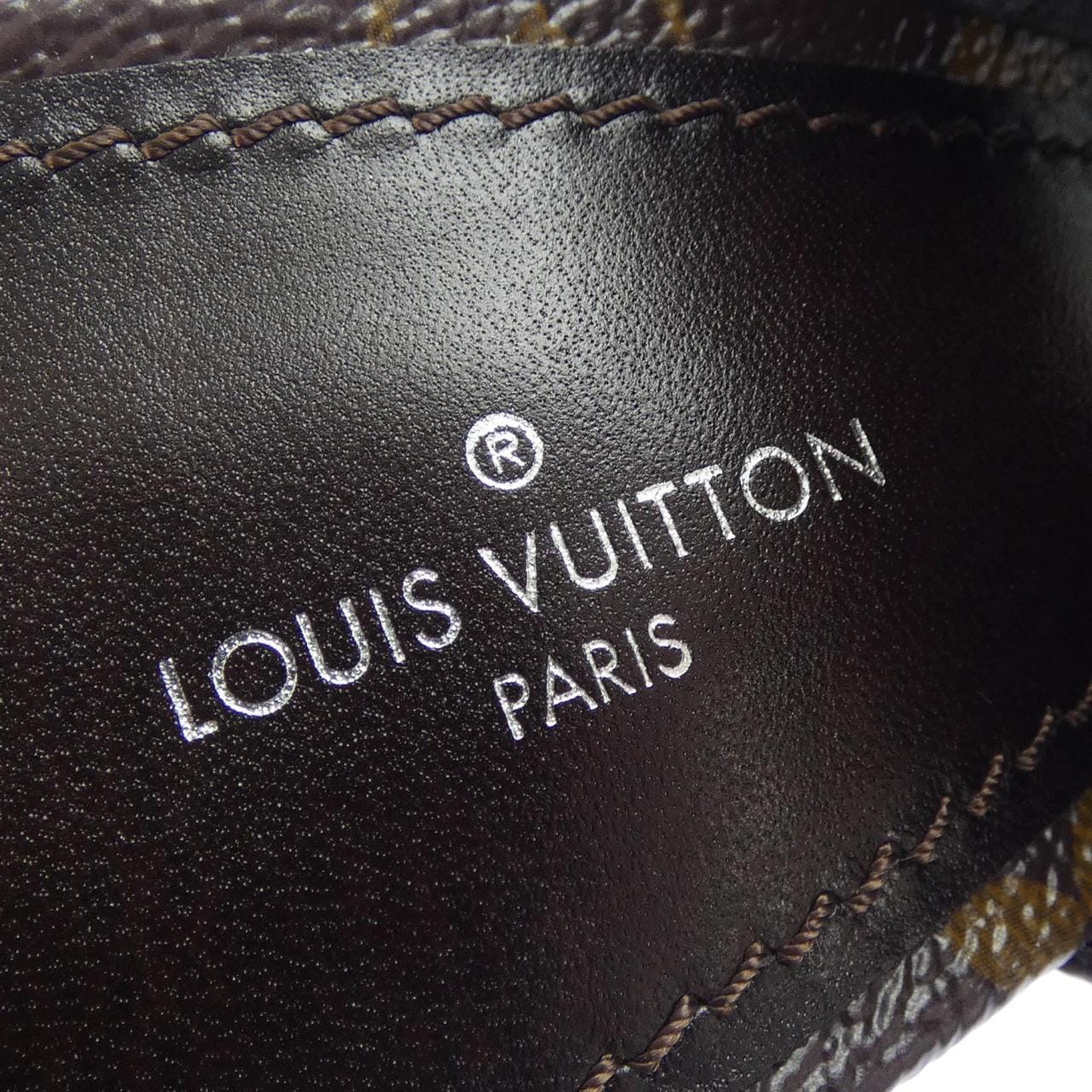 ルイヴィトン LOUIS VUITTON パテントモノグラムキャンバス インディアナライン サンダル