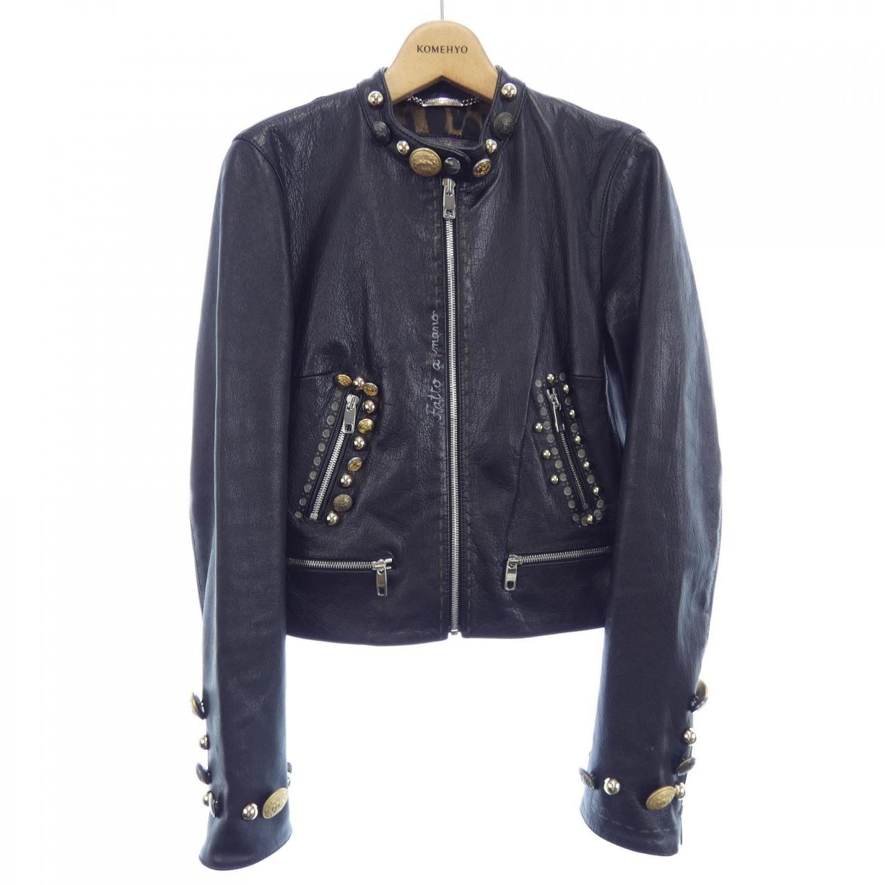 DOLCE&GABBANA DOLCE&GABBANA Leather Rider's Jacket