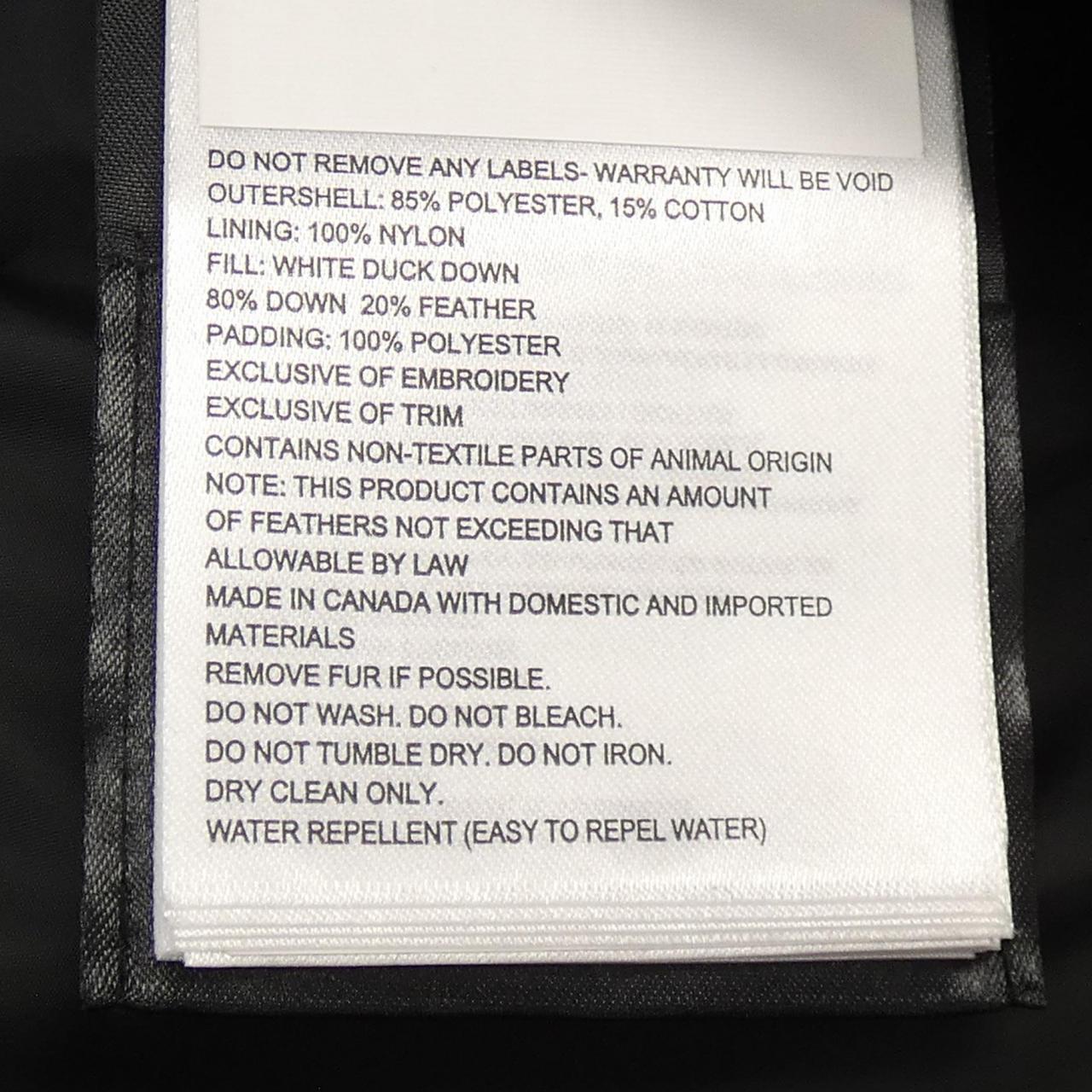 Canada goose CANADA GOOSE down jacket