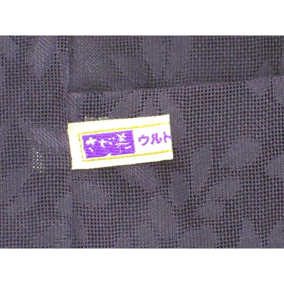 お洒落コート　単衣　紋紗織　セミロング