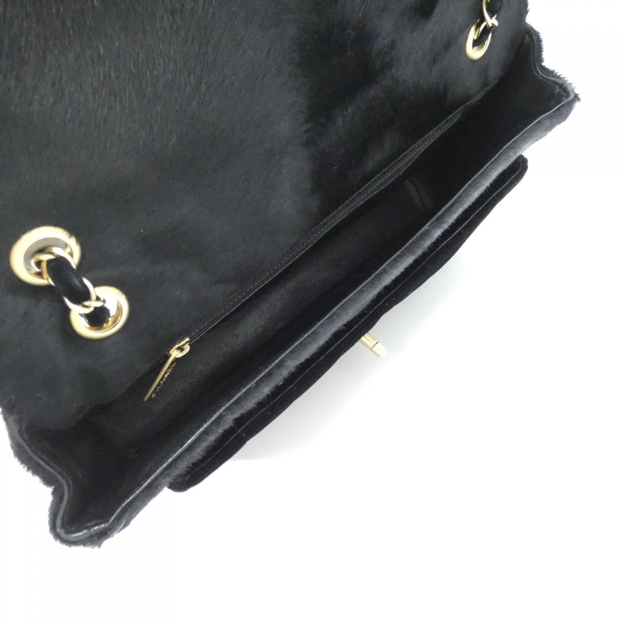 シャネル チョコバー ライン ショルダーバッグ