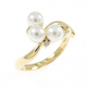 K18YG アコヤパール リング