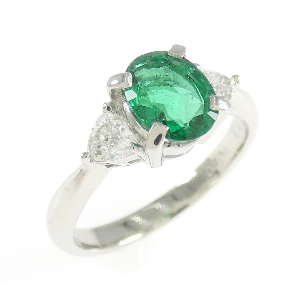 PT900 エメラルド リング 0.83CT