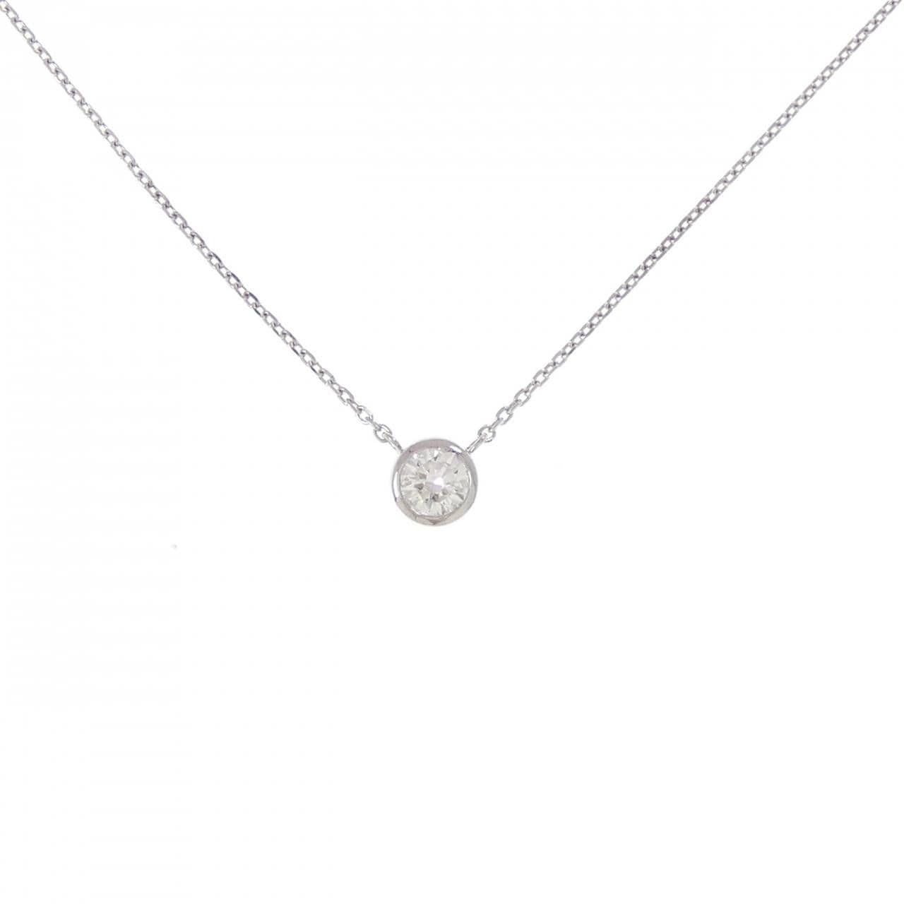 【新品】PT900/PT850 ダイヤモンド ネックレス 0.330CT F SI2 VG