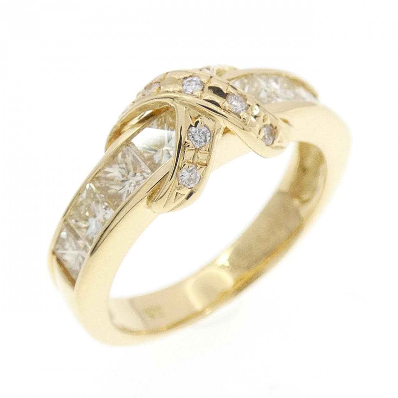 K18YG ダイヤモンド リング 1.06CT