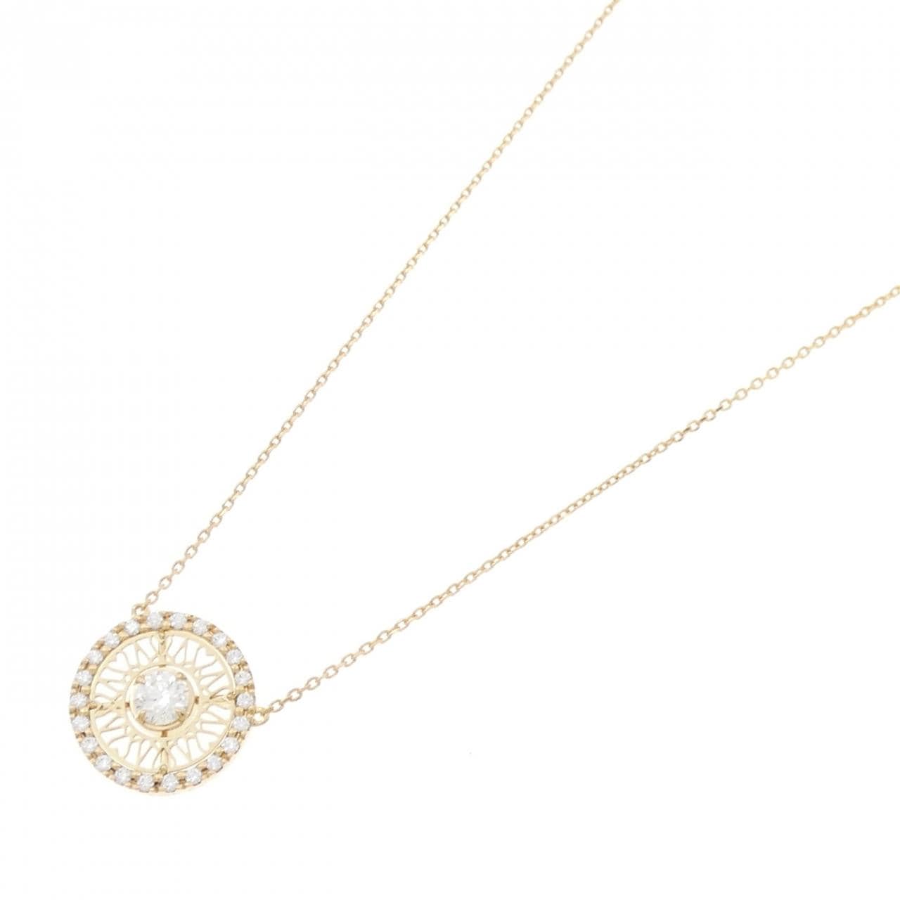 K18YG ダイヤモンド ネックレス 0.204CT