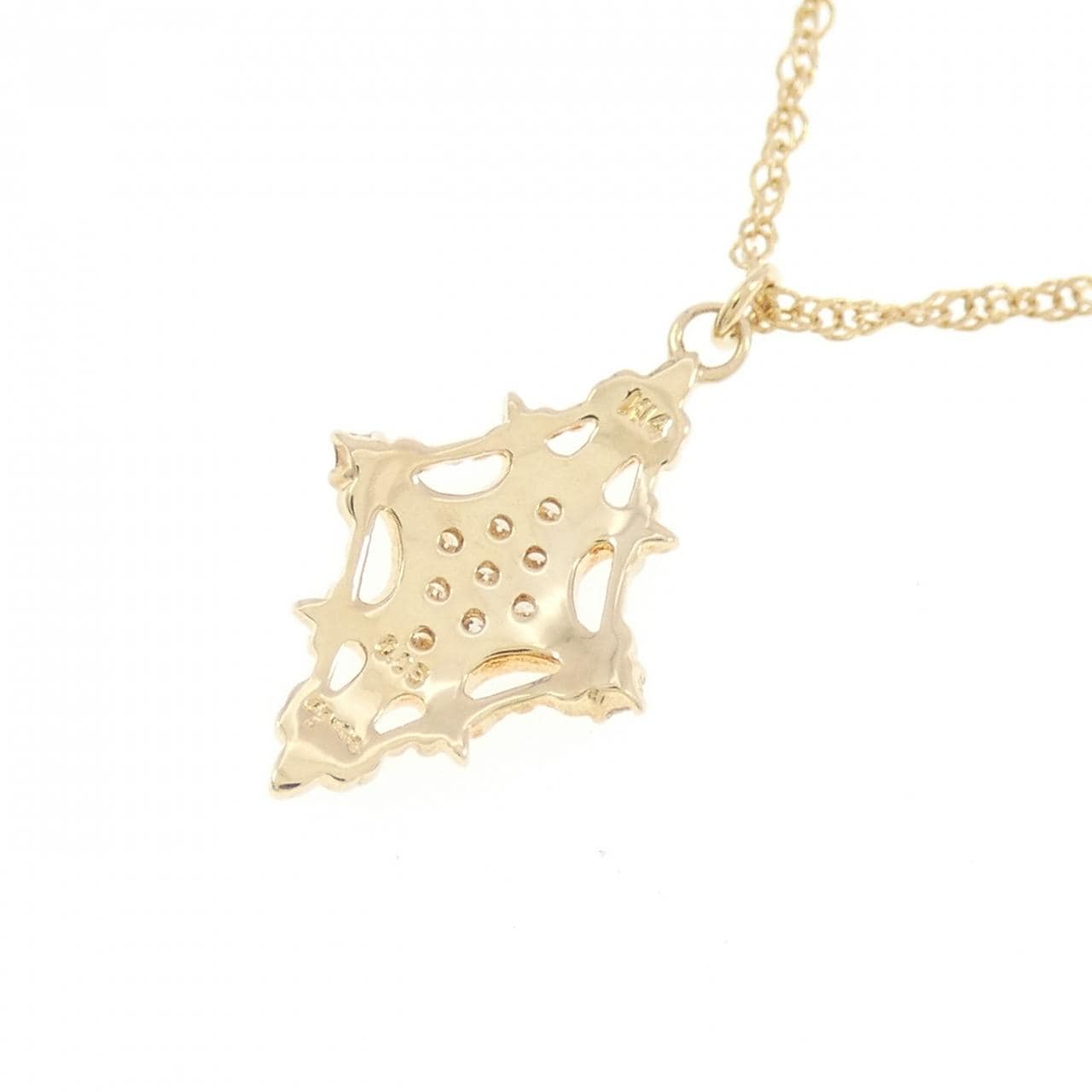 アガット ダイヤモンド ネックレス 0.05CT