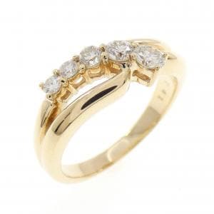 K18YG ダイヤモンド リング 0.41CT