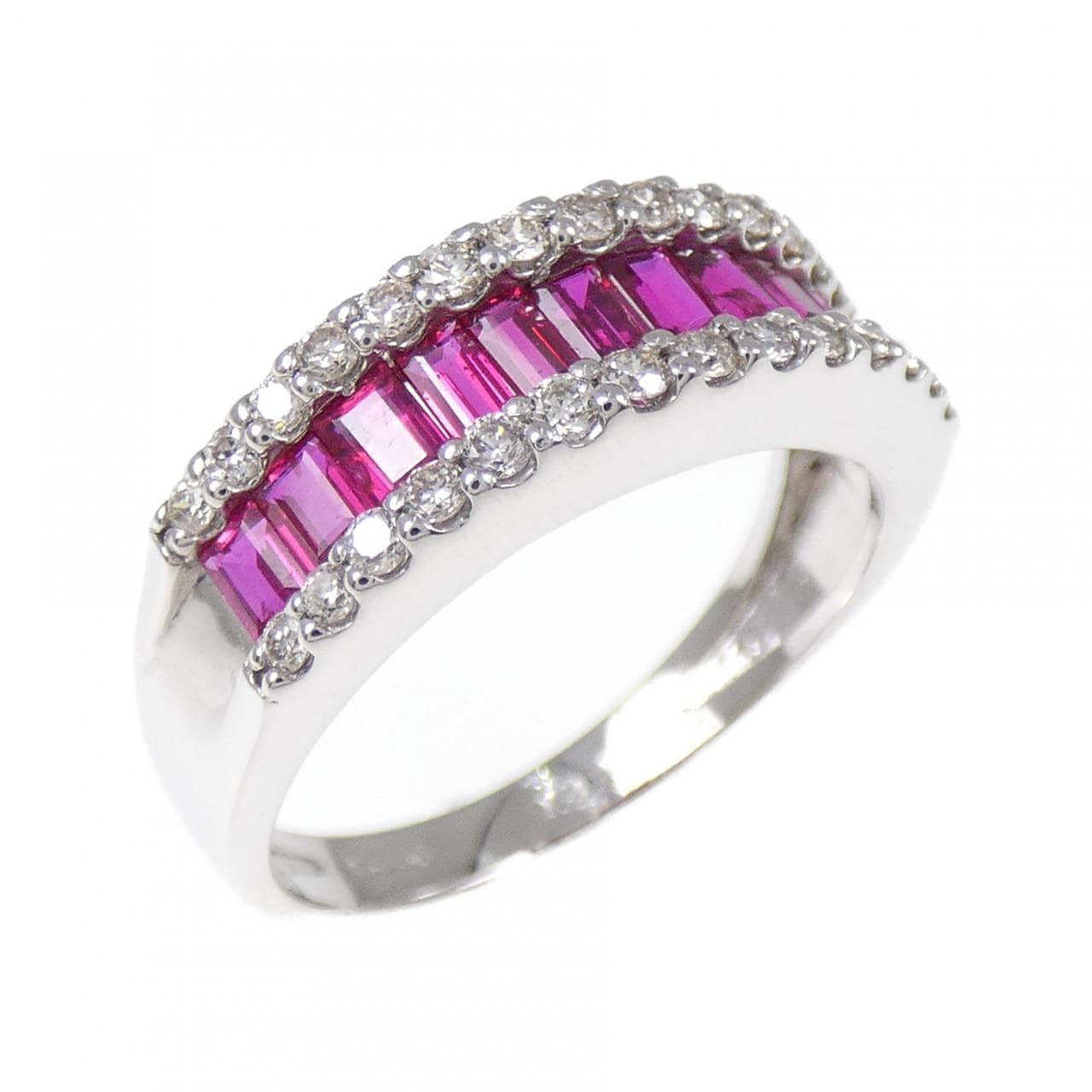 PT950 ルビー リング 0.92CT