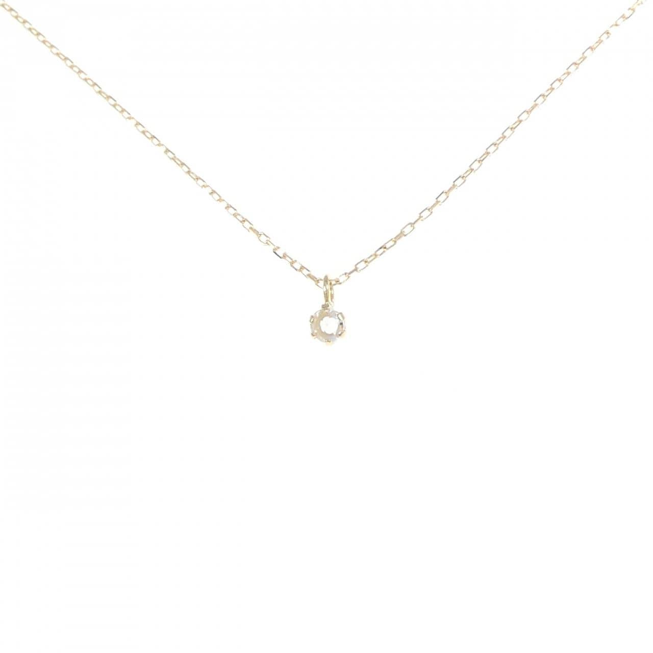 K18YG ダイヤモンド ネックレス 0.07CT