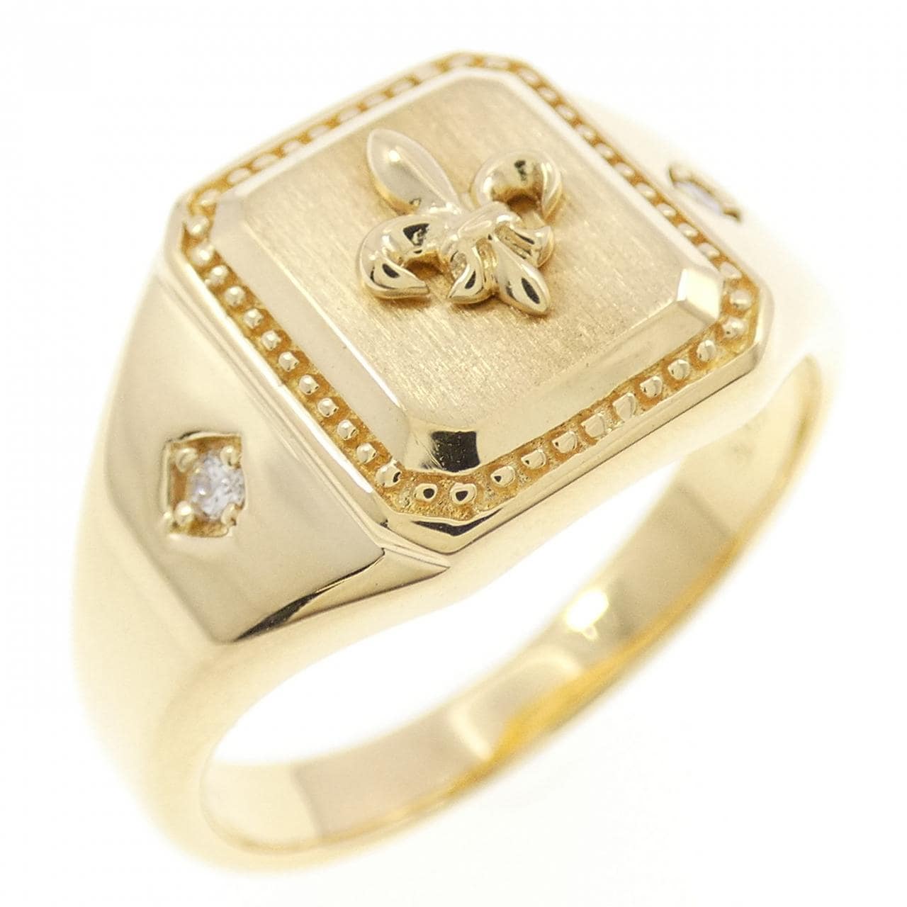 K18YG ダイヤモンド リング 0.03CT