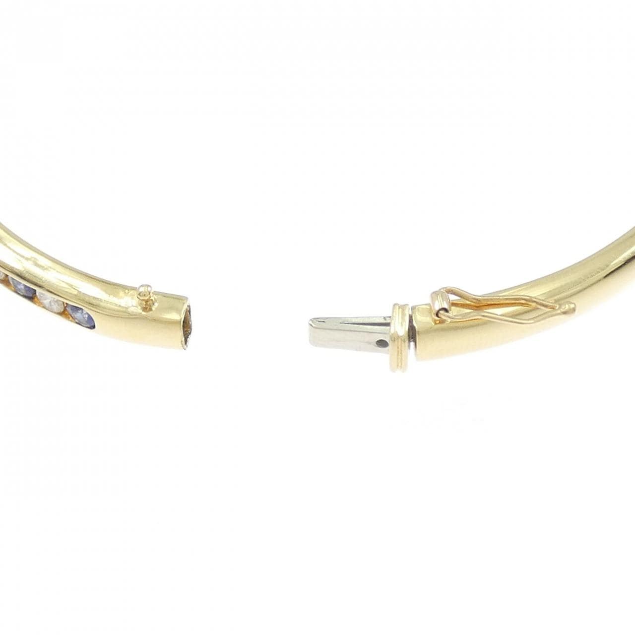 K18YG サファイヤ ブレスレット 1.09CT