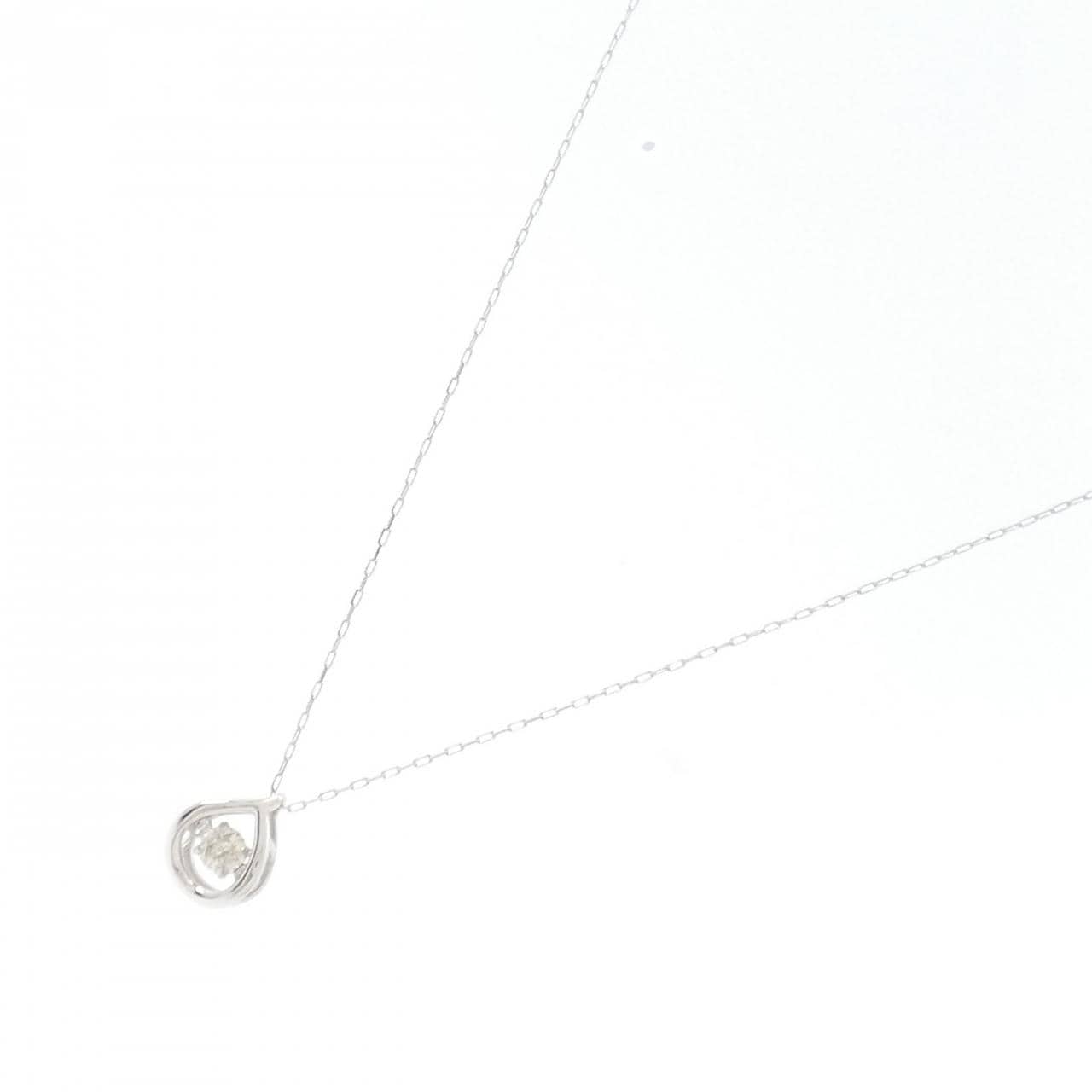 【新品】PT900 ダイヤモンド ネックレス 0.08CT