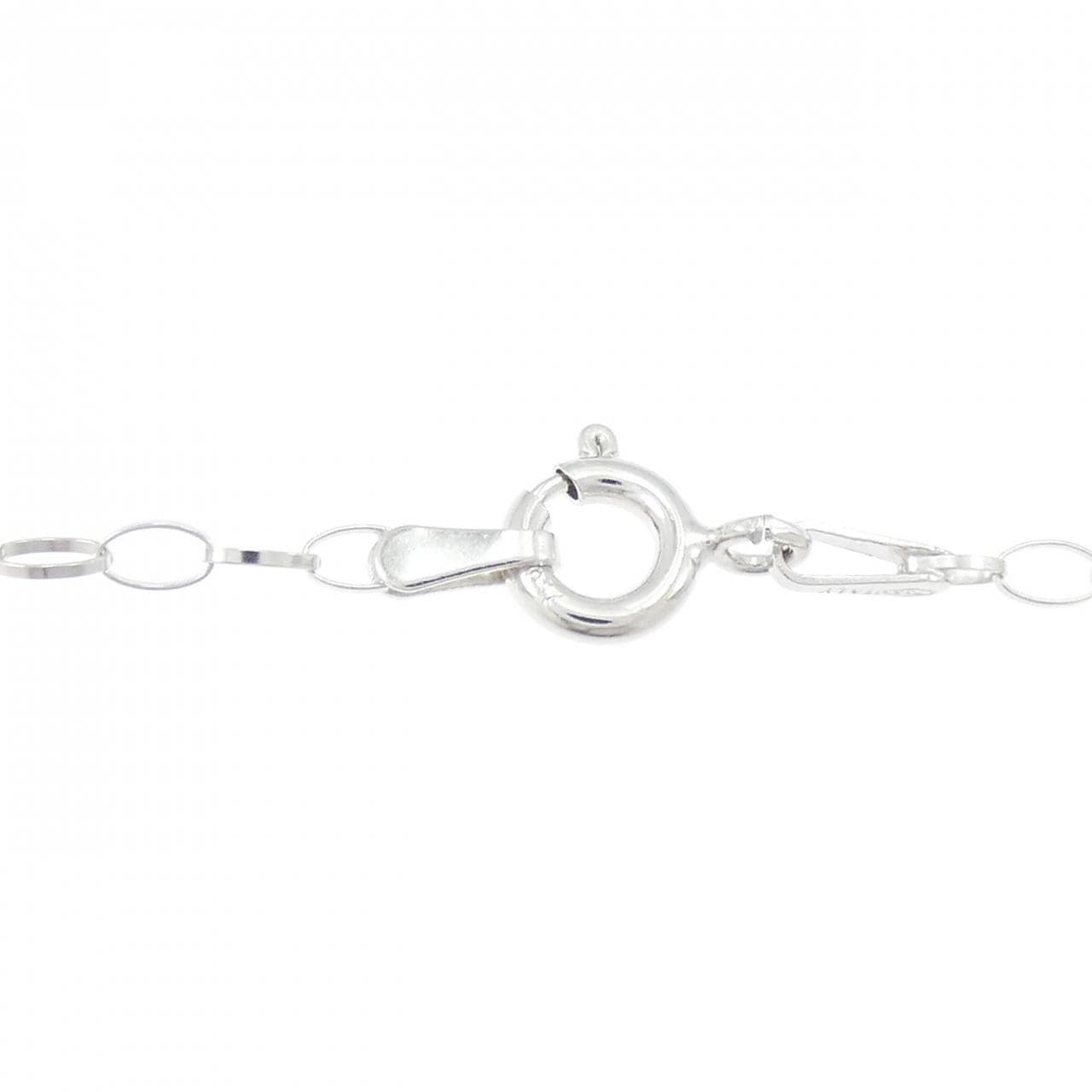 K18WG/750WG ブルートパーズ ネックレス