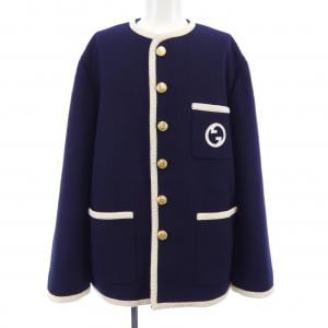 グッチ GUCCI エンブロイダリーレトロツイードジャケット 741095 ZAM2H ノーカラージャケット