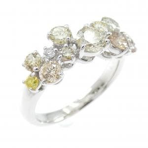 K18WG ダイヤモンド リング 1.00CT