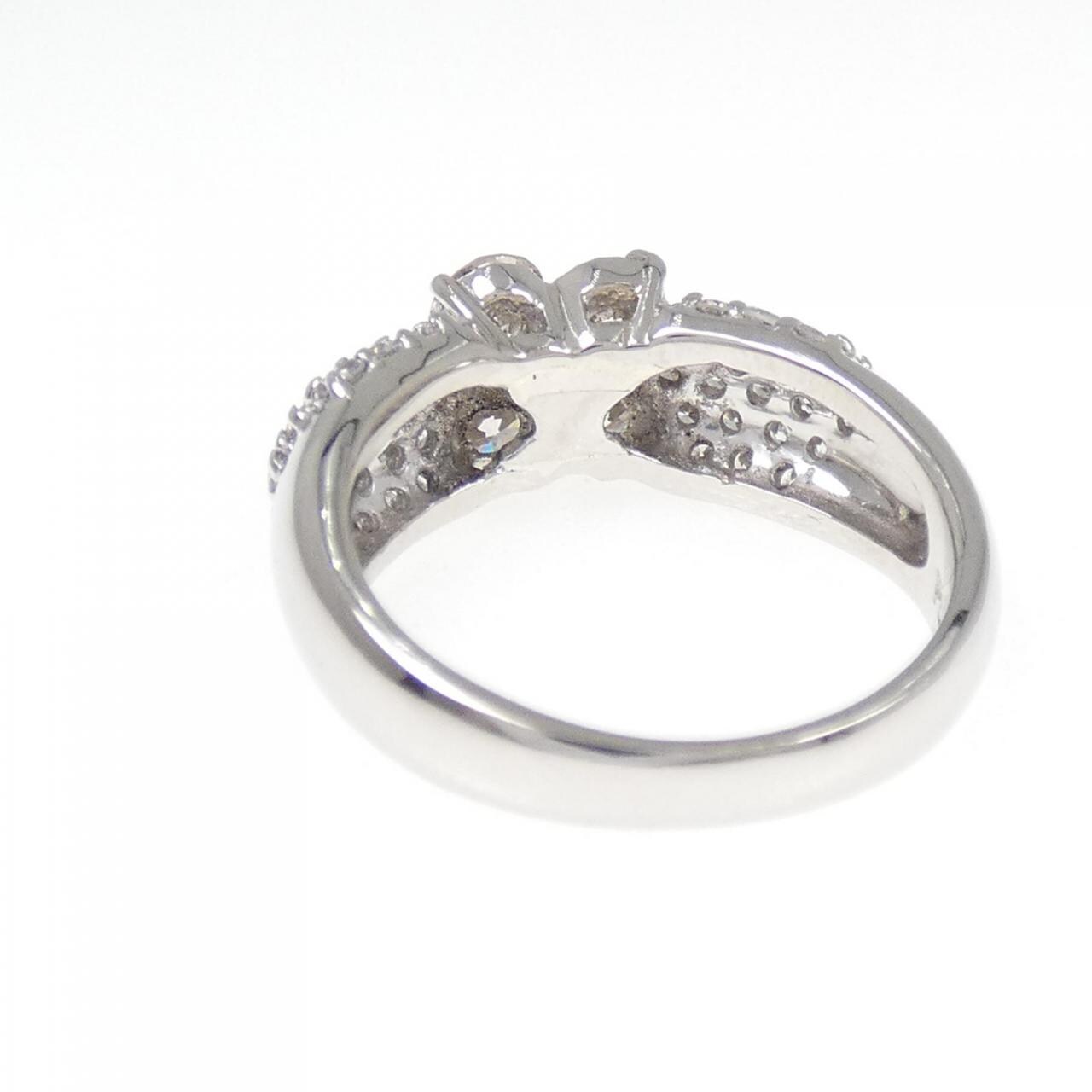 PT900 フラワー ダイヤモンド リング 1.23CT