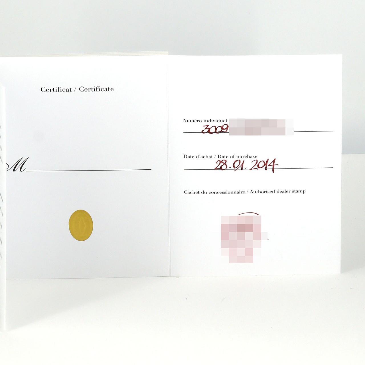 カルティエ バロンブルーSM PGコンビ･11P WE902030 SSxPG クォーツ