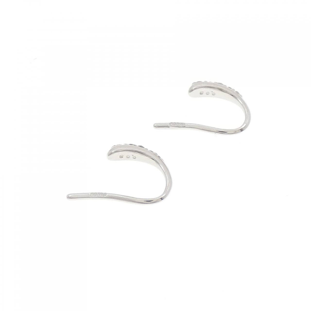 PT950 ダイヤモンド ピアス 0.06CT