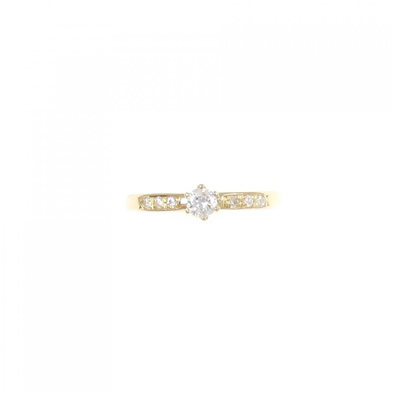 K18YG ダイヤモンド リング 0.17CT