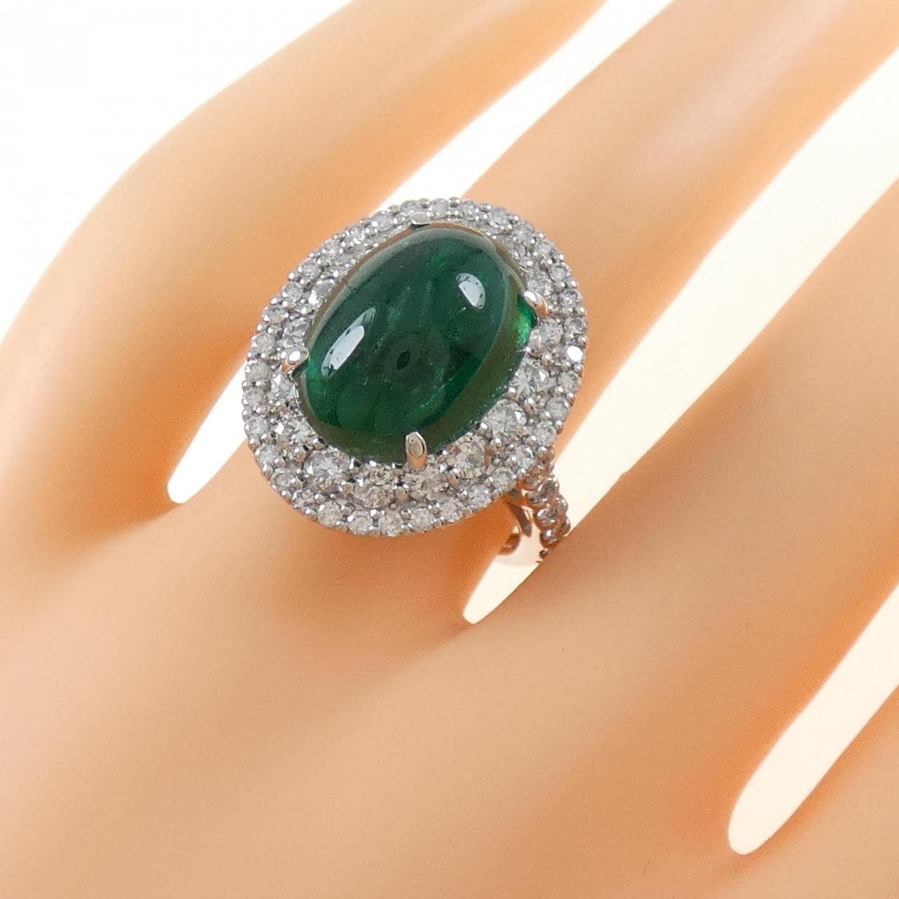 PT エメラルド リング 7.57CT