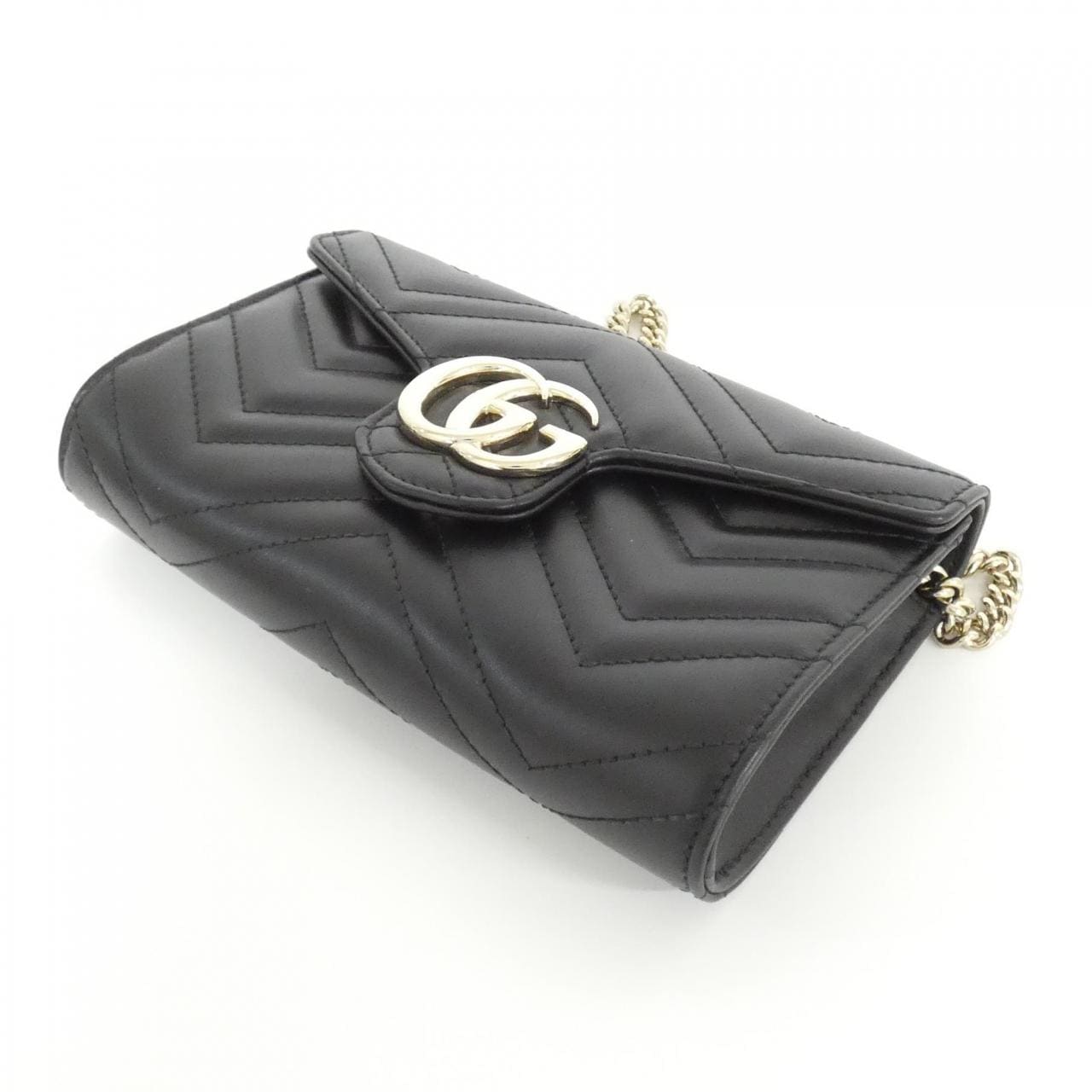 【新品】グッチ GG MARMONT 837745 AAET8 チェーンウォレット