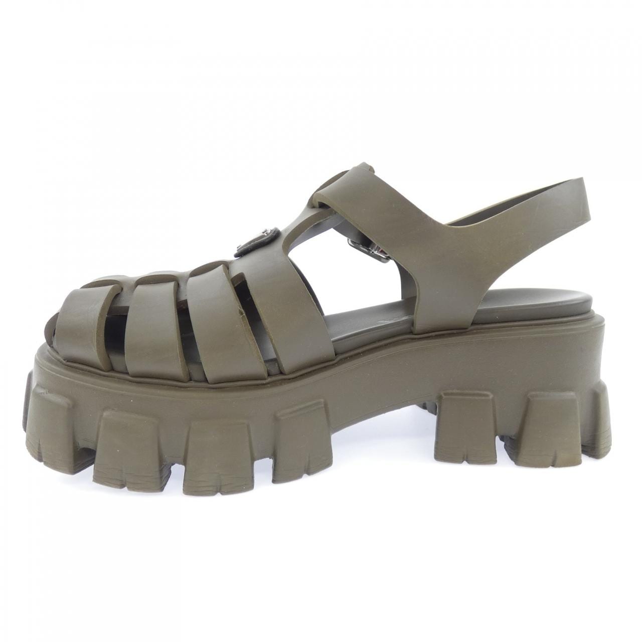 プラダ PRADA トライアングルロゴ モノリス 1X853M フォームラバー サンダル