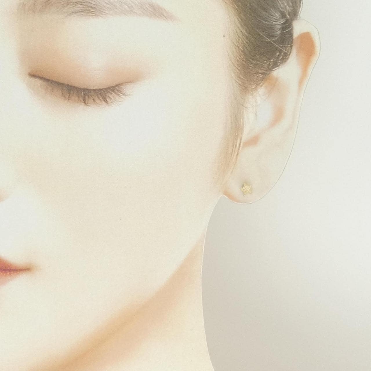 エテ K10YG/K18YG ピアス 片耳